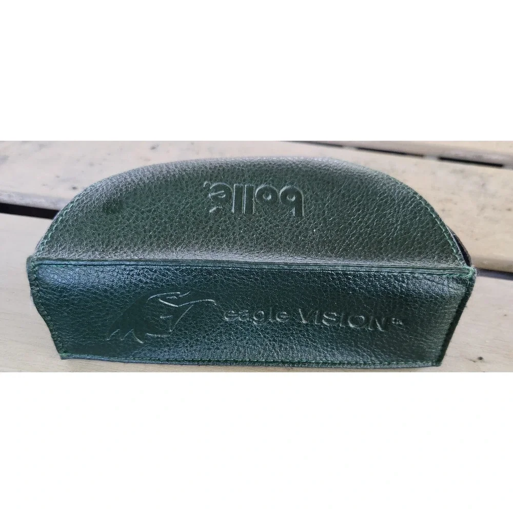 Vintage 1980S BOLLE‎ EAGLE VISION SUNGLASSES & CASE GREEN FRANCE VIPER TYPE VG